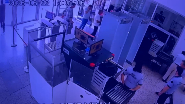 Adliyeye kalem silahla girmeye çalıştı! Çantasından neşter ve biber gazı çıktı