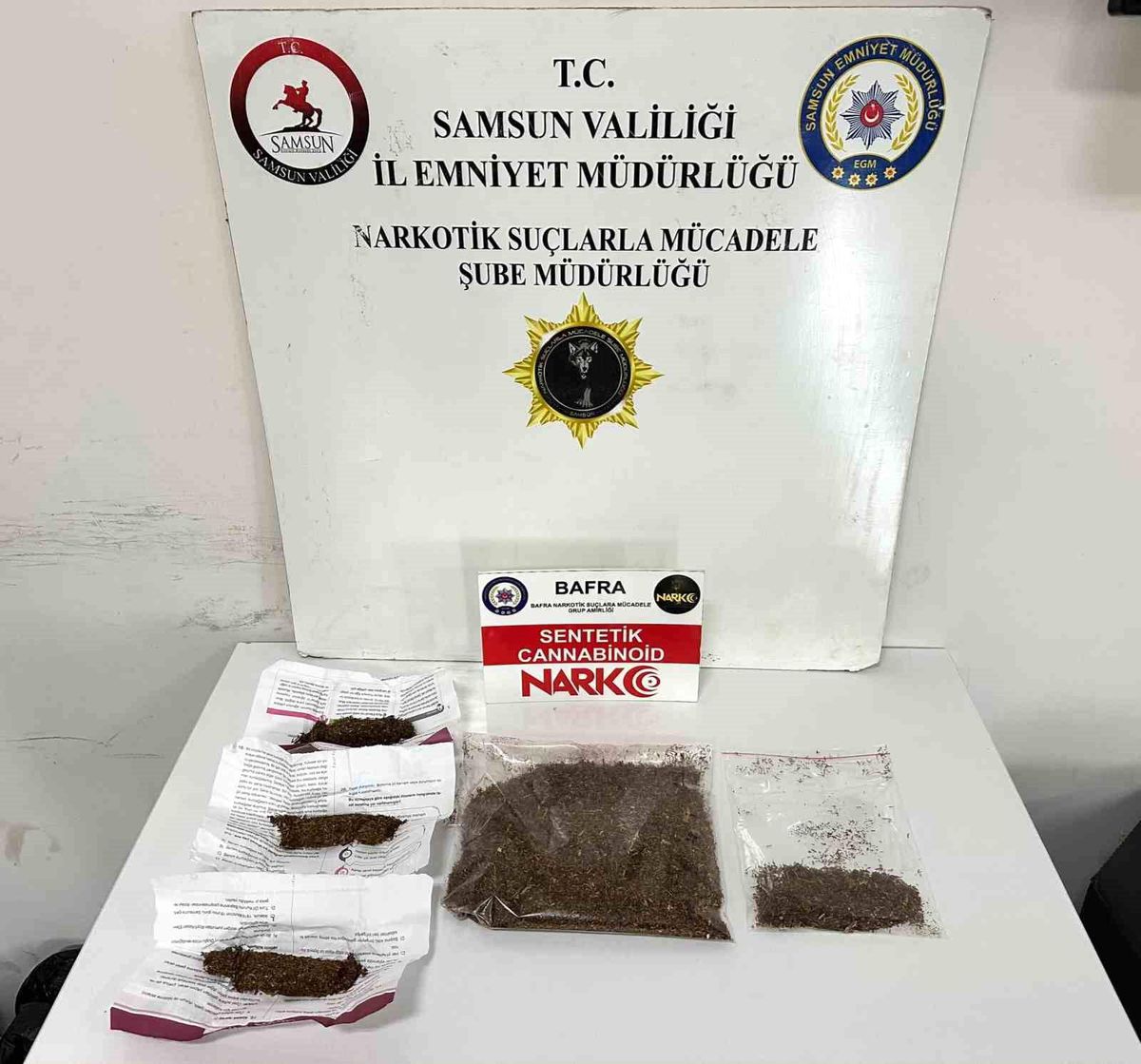 Bafra\'da Uyuşturucu Şüphelisi Yakalandı