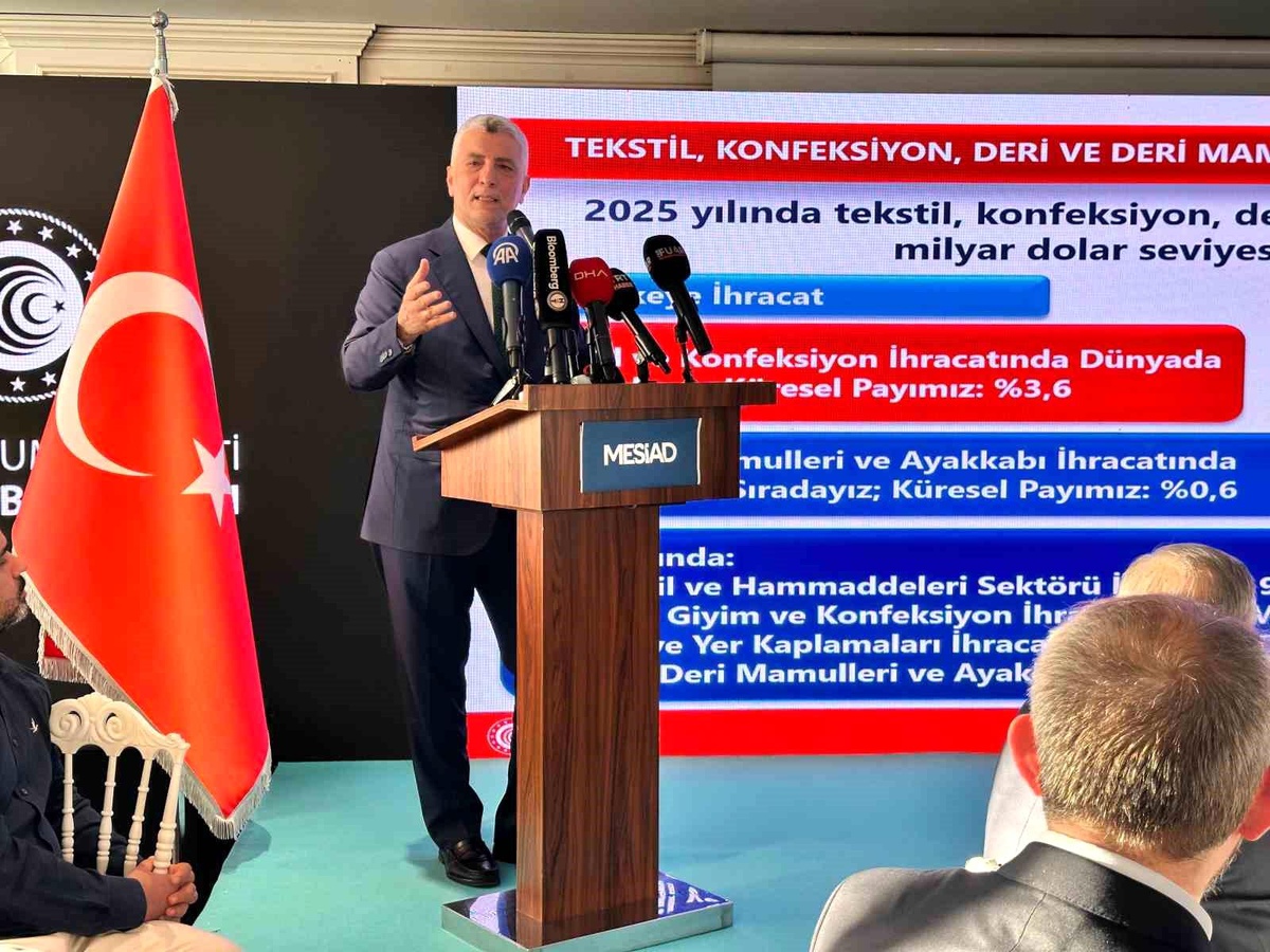 Bakan Bolat: Tekstil Sektörü Altın Yumurtlayan Tavuk