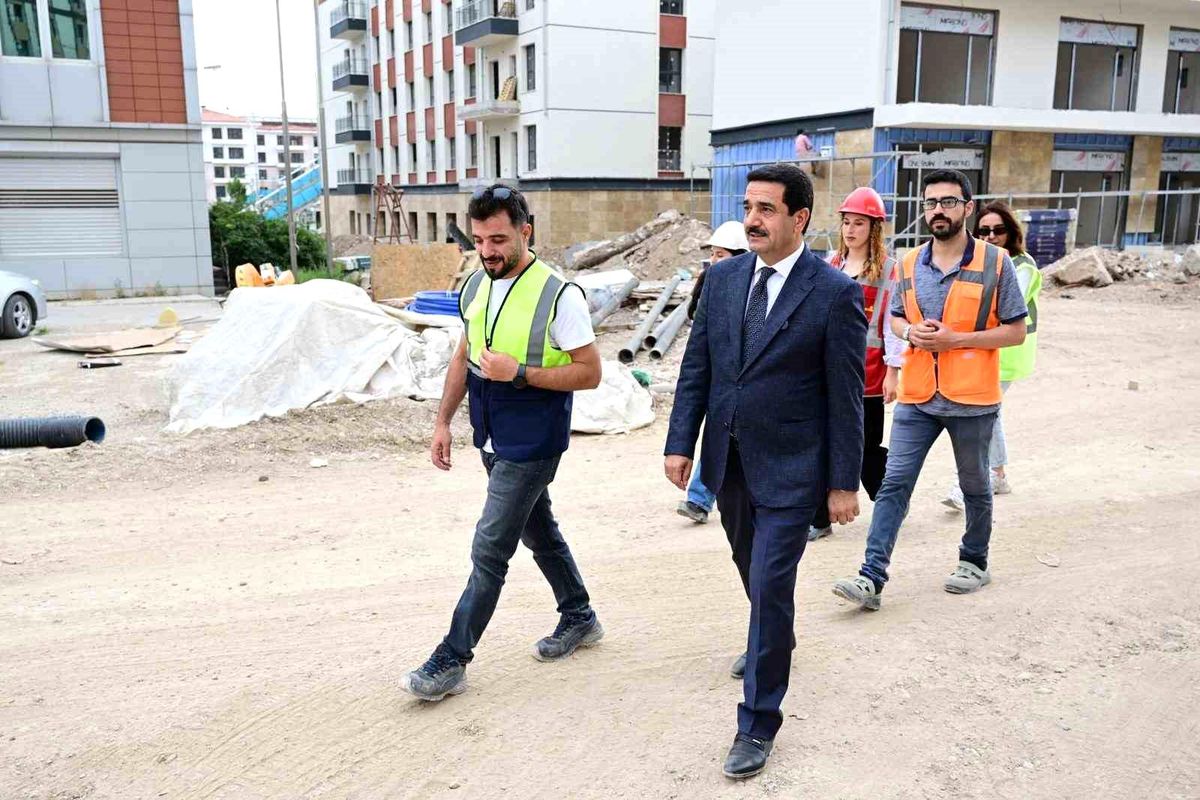 Başkan Taşkın rezerv alınanda incelemede bulundu