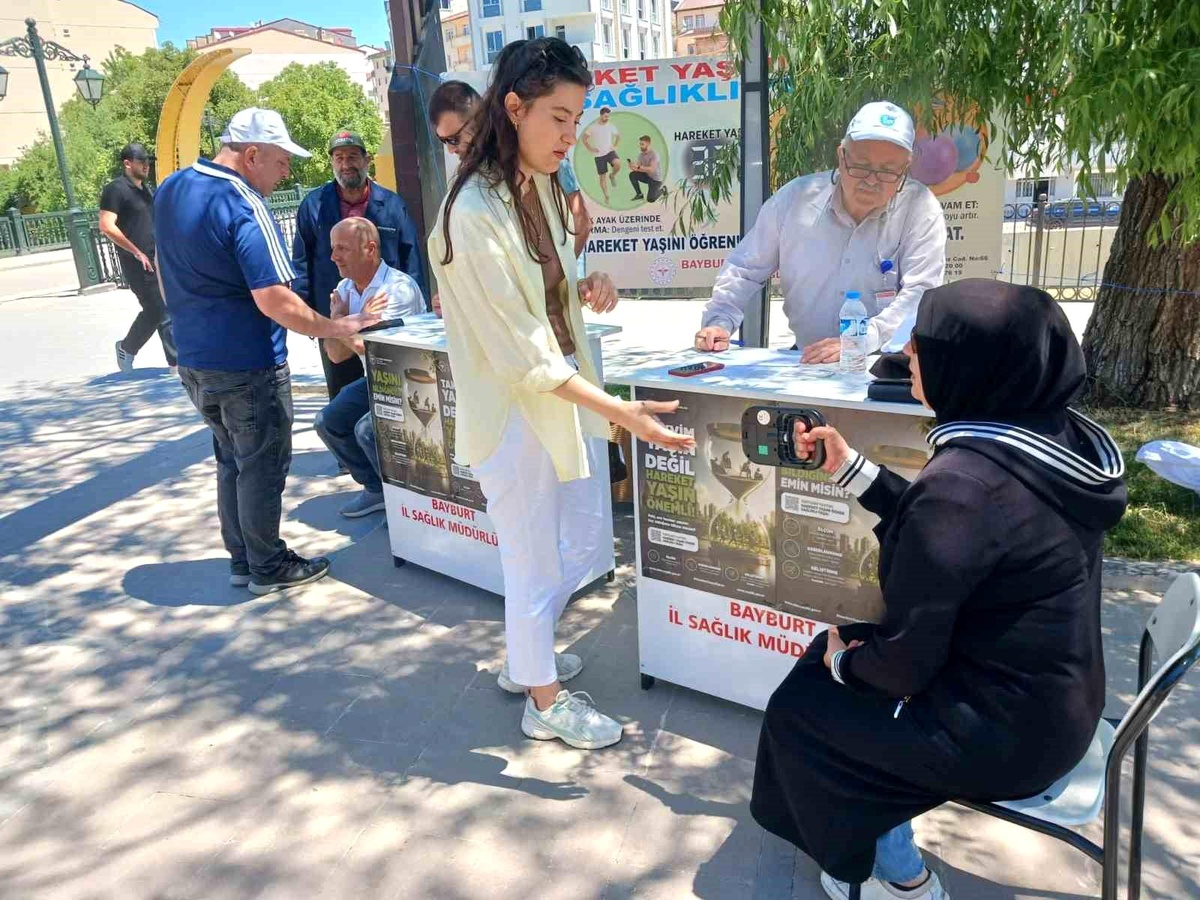 Bayburt\'ta sağlık için hareket testleri