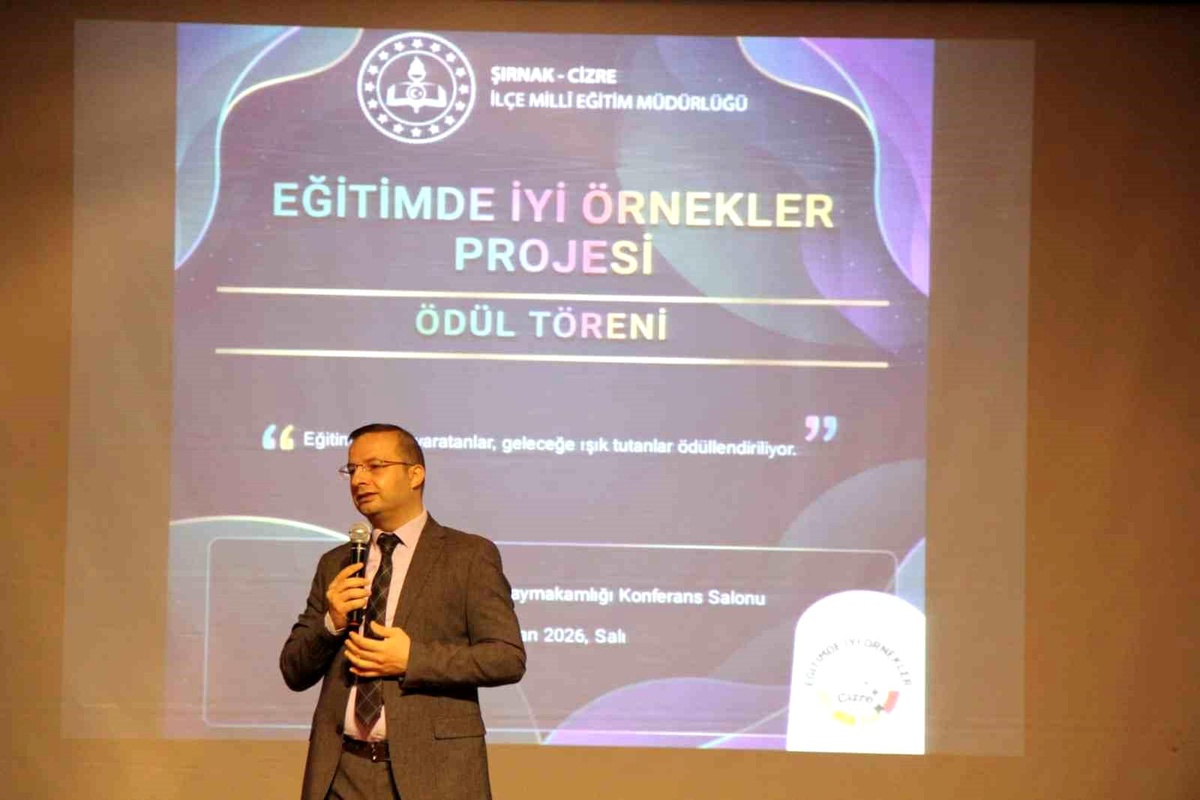 Cizre\'de Eğitimde İyi Örnekler Ödül Töreni