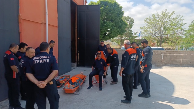 Çorum’da İtfaiye Personeline AFAD Eğitimi