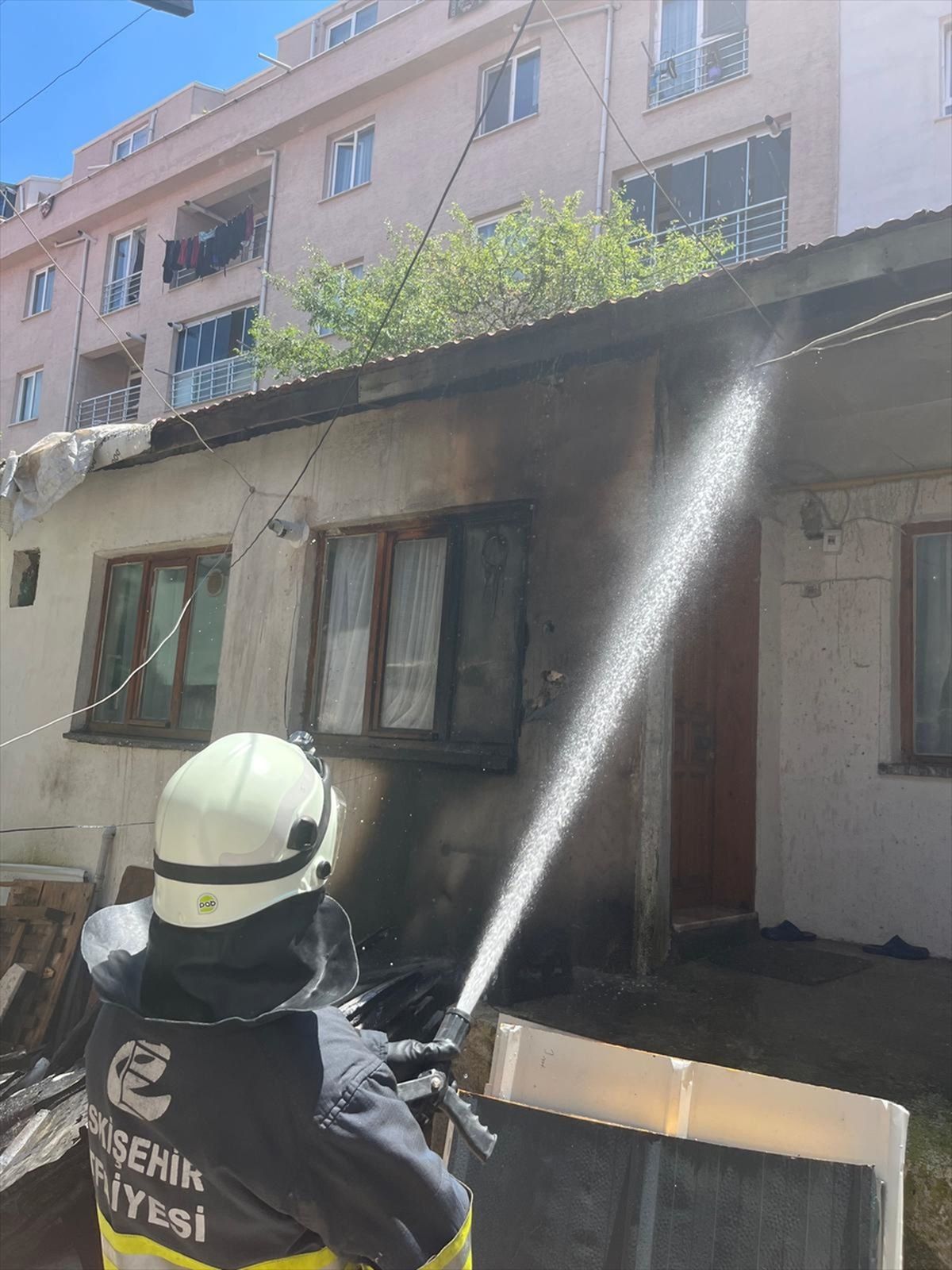 Eskişehir\'de Müstakil Evde Yangın