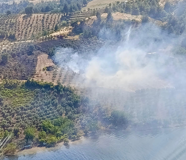 Kahramanmaraş'ta ziraat yangını kontrol altına alındı