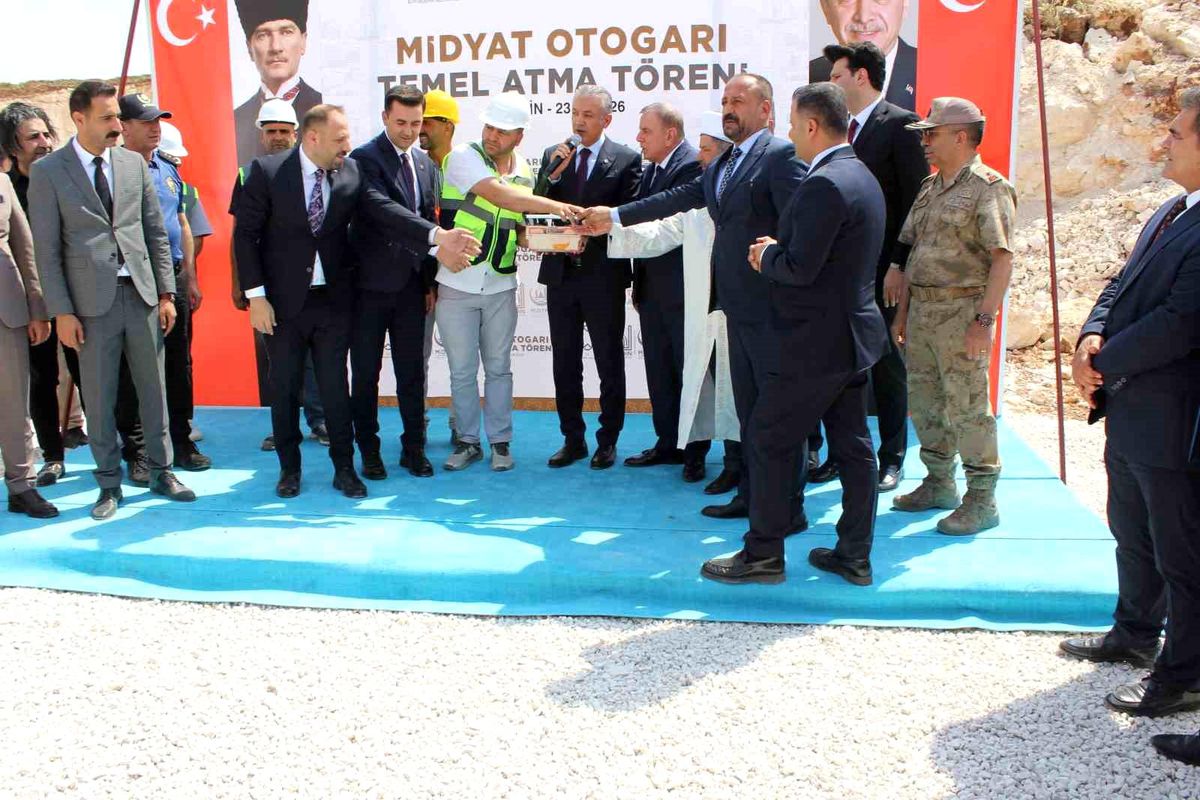 Midyat\'ta modern otogarın temeli atıldı