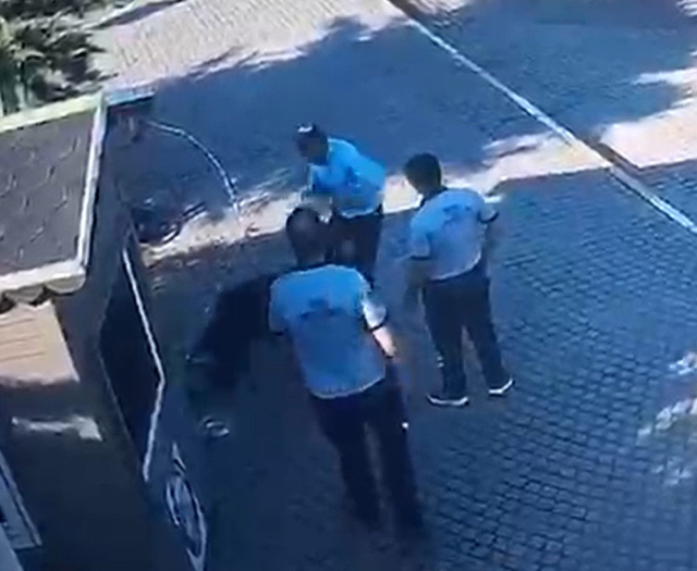 Salihli'de hem güvenlik görevlisine hem de köpeğe tekmeli saldırıya tutuklama