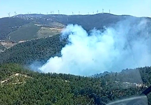Soma’da Orman Yangınına Müdahale