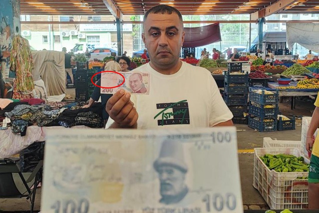Paralara yazılan not pazarcıyı isyan ettirdi: Yeter artık, Ömer ve Özge çıkıp gelin