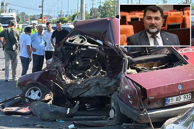 AK Parti Düzce Milletvekili Ercan Öztürk kaza yaptı: 1 ölü, 2 yaralı