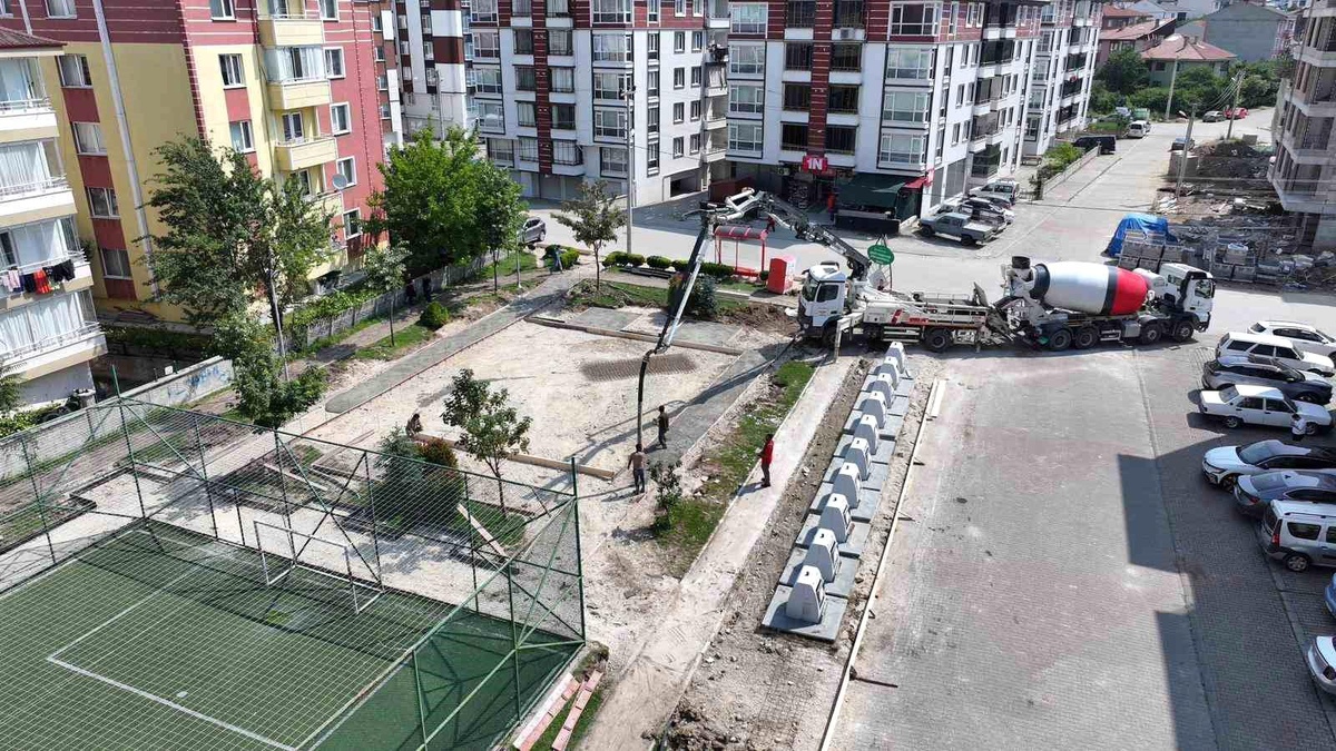 Bolu\'da Şehit Parkına Modern Yenileme