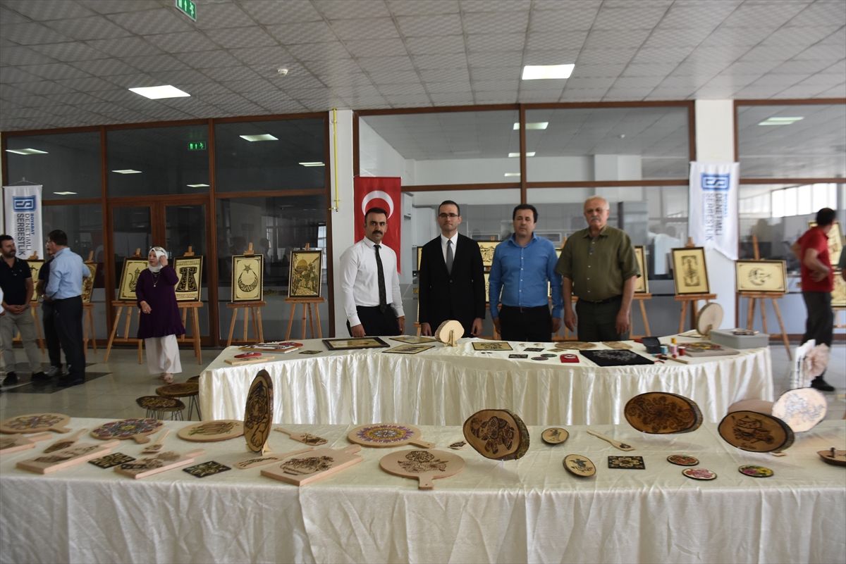 Sinop\'ta denetimli serbestlik yükümlülerinden el sanatları sergisi