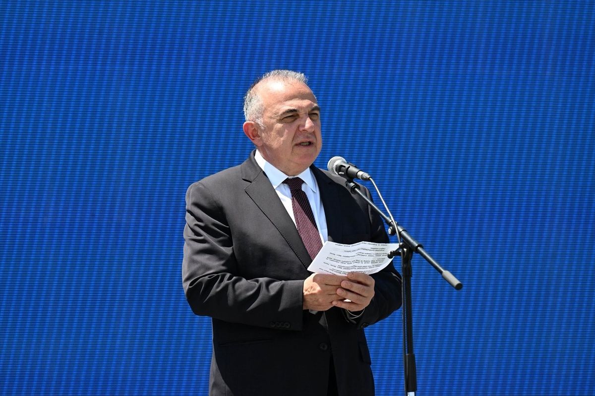 Kazarman HES\'in Temeli Atıldı