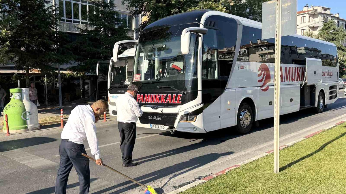 Lüleburgaz\'da Otobüs Kazası: Yaralı Yok