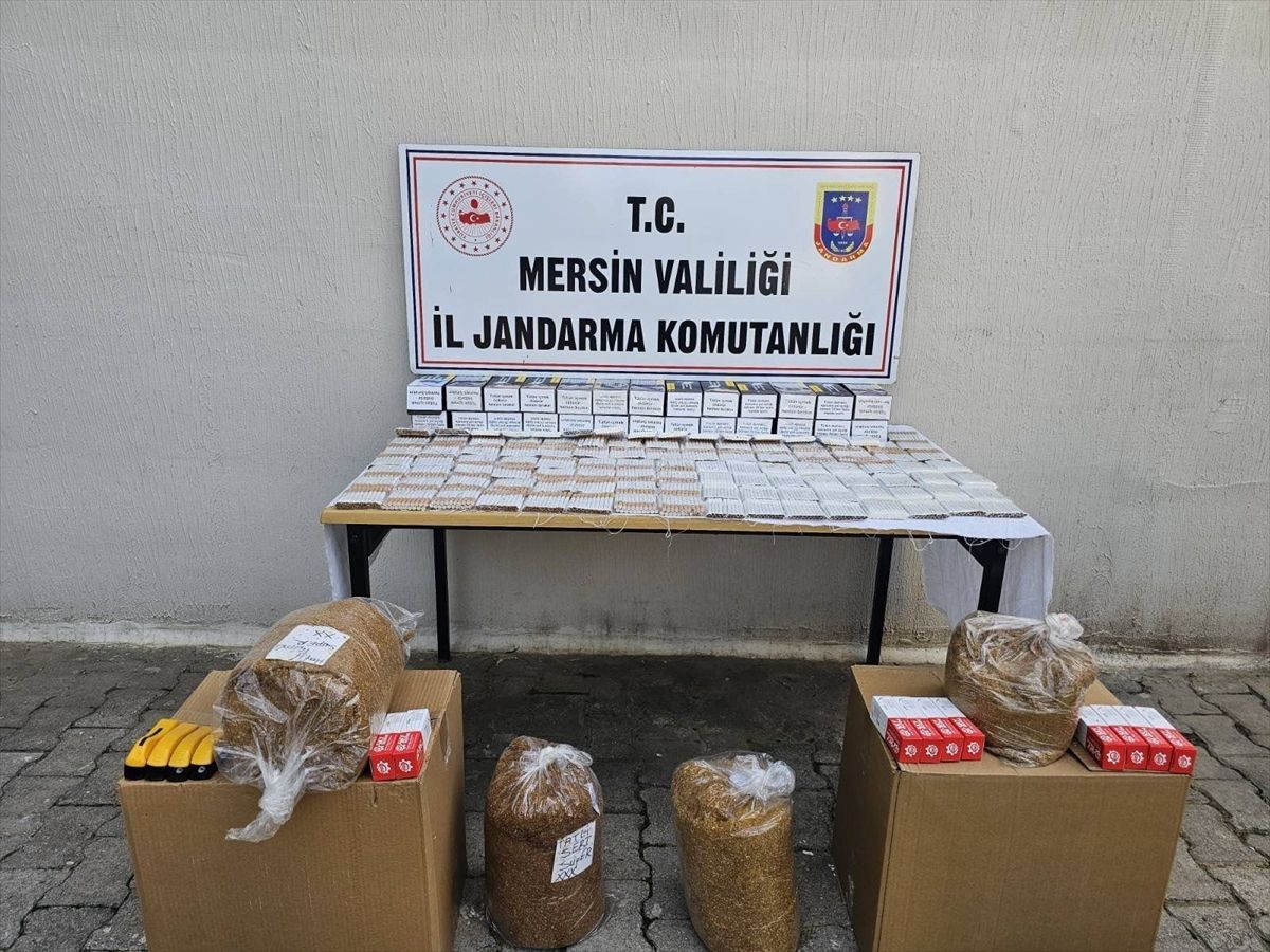 Mersin\'de Sigara Kaçakçılığı Operasyonu
