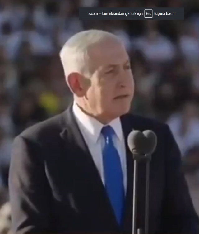 Netanyahu’nun mezuniyet törenindeki konuşması