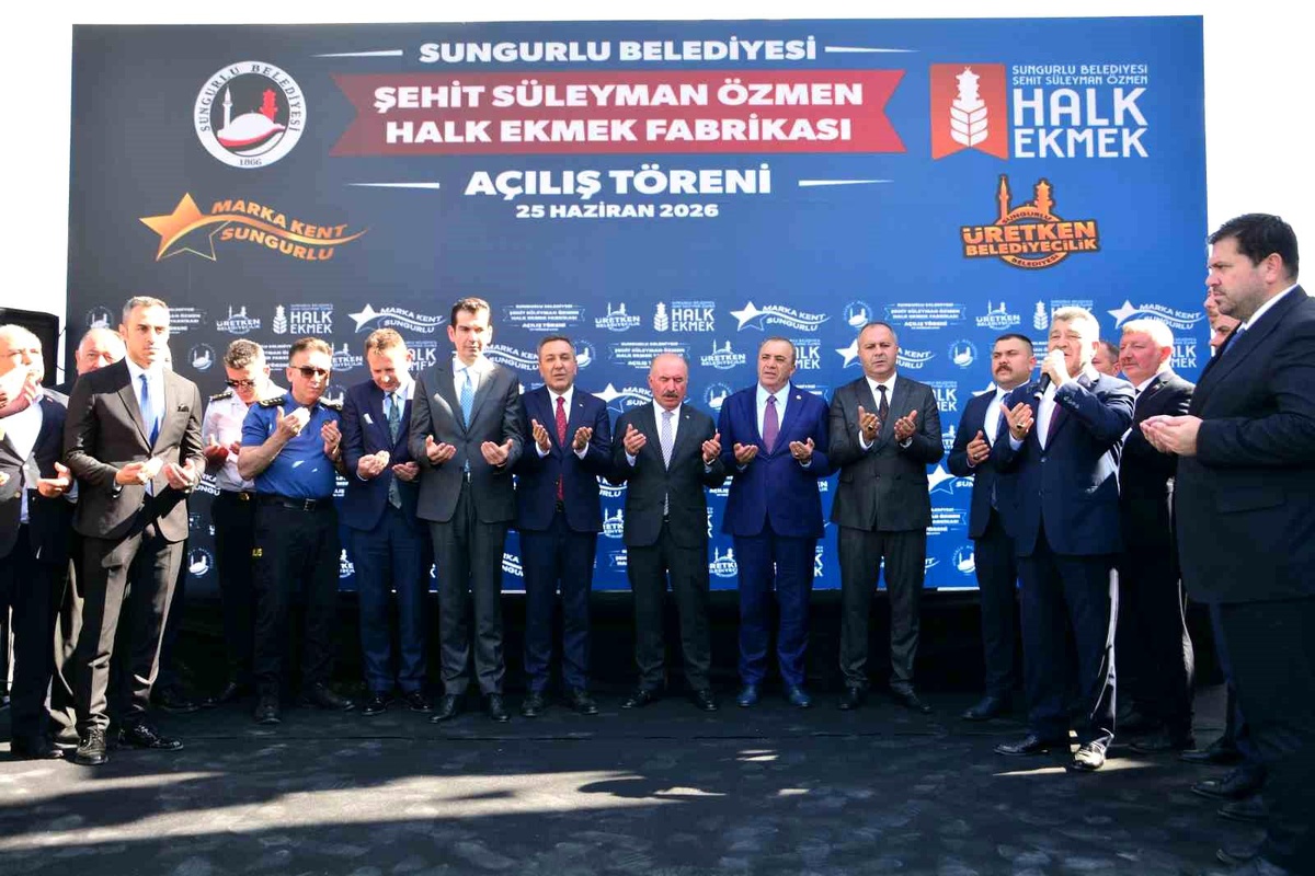 Sungurlu\'da Halk Ekmek Fabrikası Hizmete Açıldı
