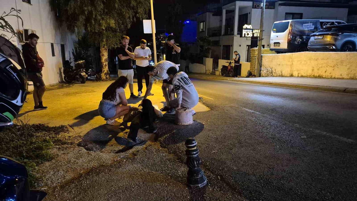 Bodrum\'da Ehliyetsiz Sürücü Yaralama Yaptı