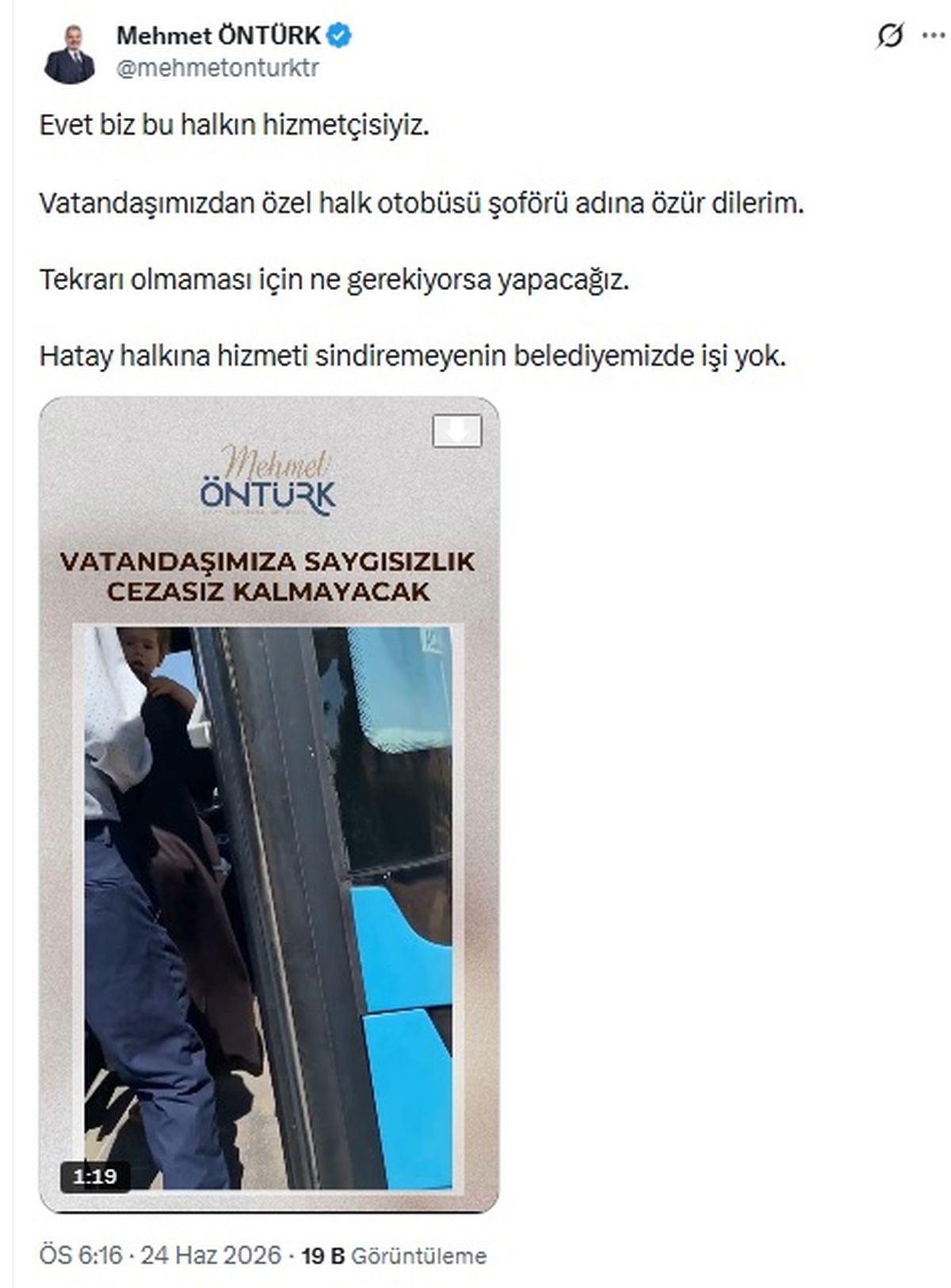 Engelli Yolcuya Otobüs Şoföründen Tepki!