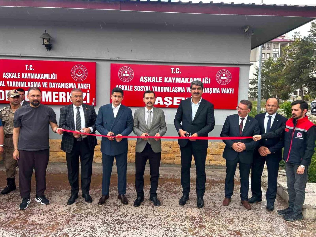 Aşkale\'de aşevi hizmete açıldı: Günde 70 aileye sıcak yemek ulaştırılacak
