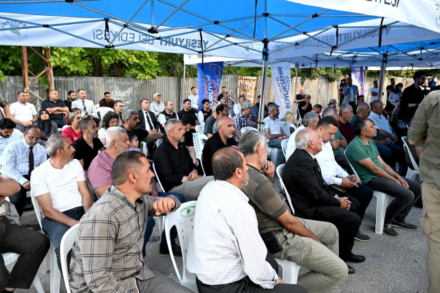 Başkan Sami Er Çarmuzuluların sorularını yanıtladı