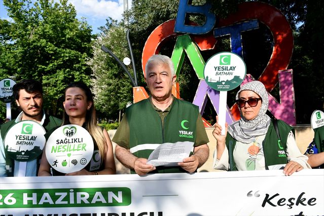 Batmanda Uyuşturucuya Hayır Yürüyüşü