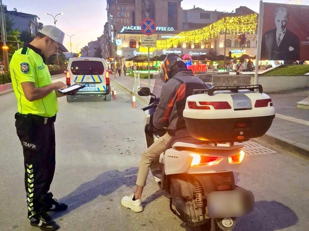 Bozüyük\'te Motosiklet Denetimi Yapıldı