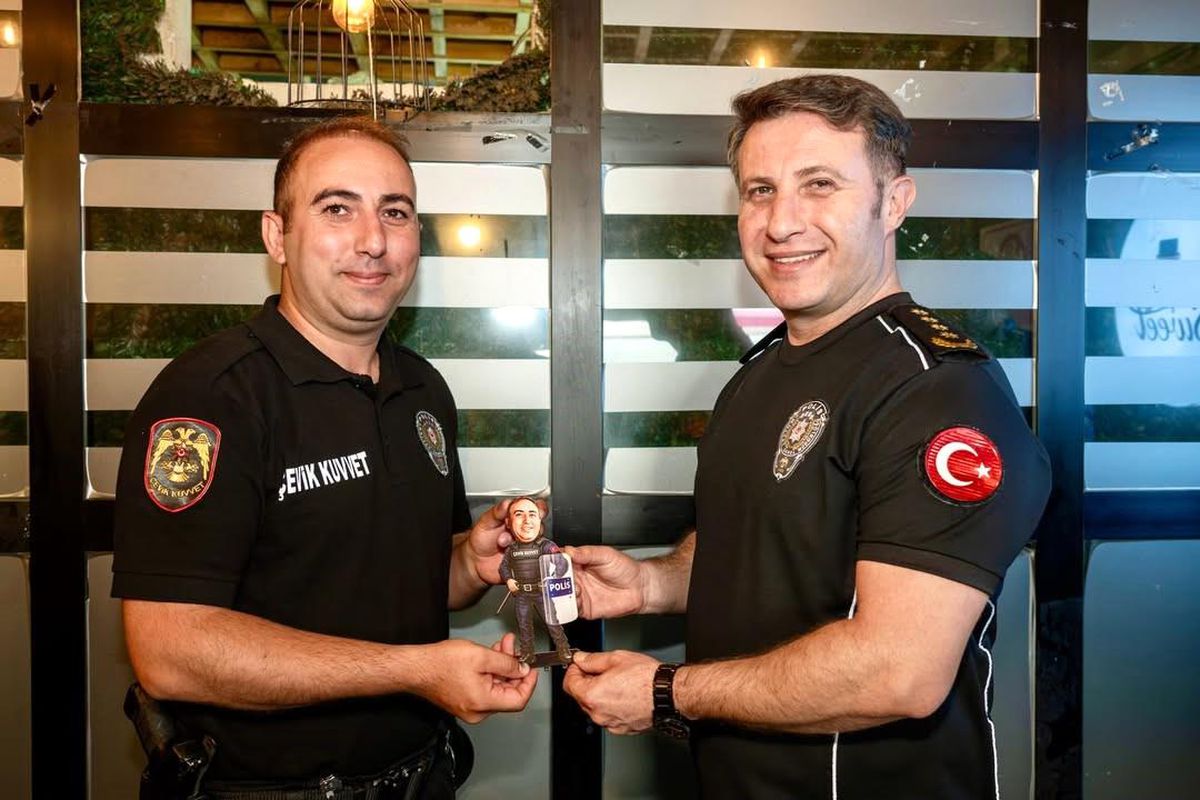 Polis Memuru Danabaş\'a Veda