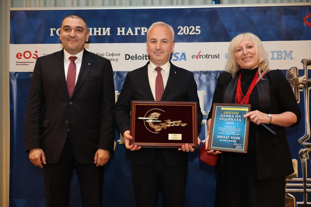 Ziraat Bankası Bulgaristan\'dan Ödül