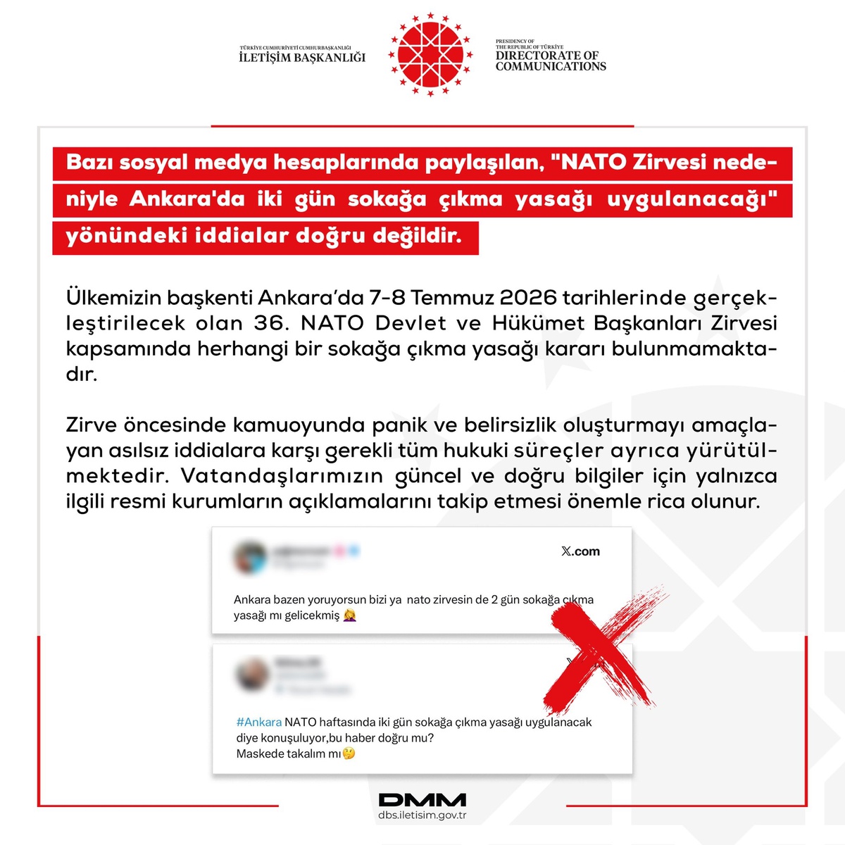Ankara\'da Sokağa Çıkma Yasağı İddiaları Asılsız