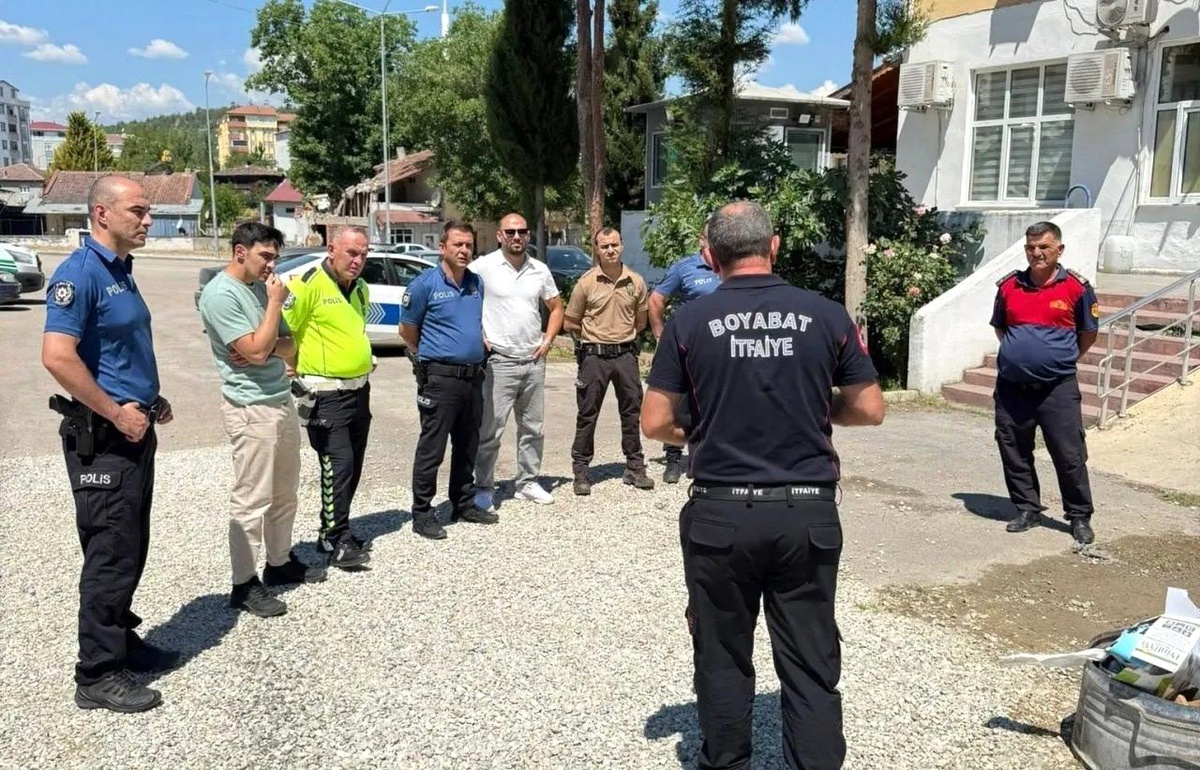 İtfaiye ve Emniyet Personeline Yangın ve Afet Eğitimi