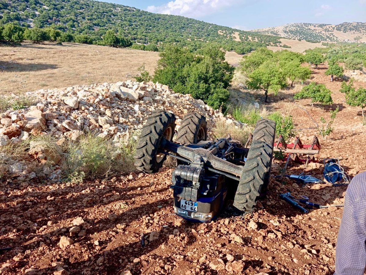 Kahramanmaraş\'ta traktör devrildi: 1 kişi hayatını kaybetti