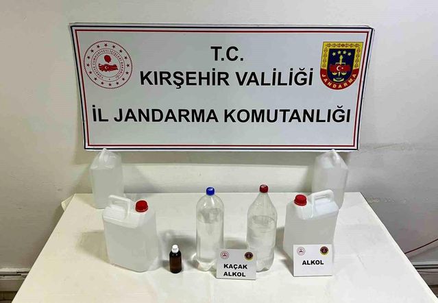Kırşehir’de Kaçak Alkol Operasyonu