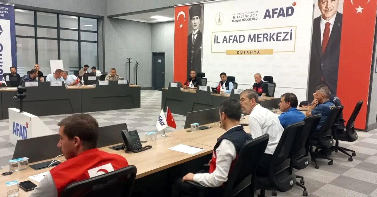 Kütahya\'da Deprem Tatbikatı Gerçekleştirildi