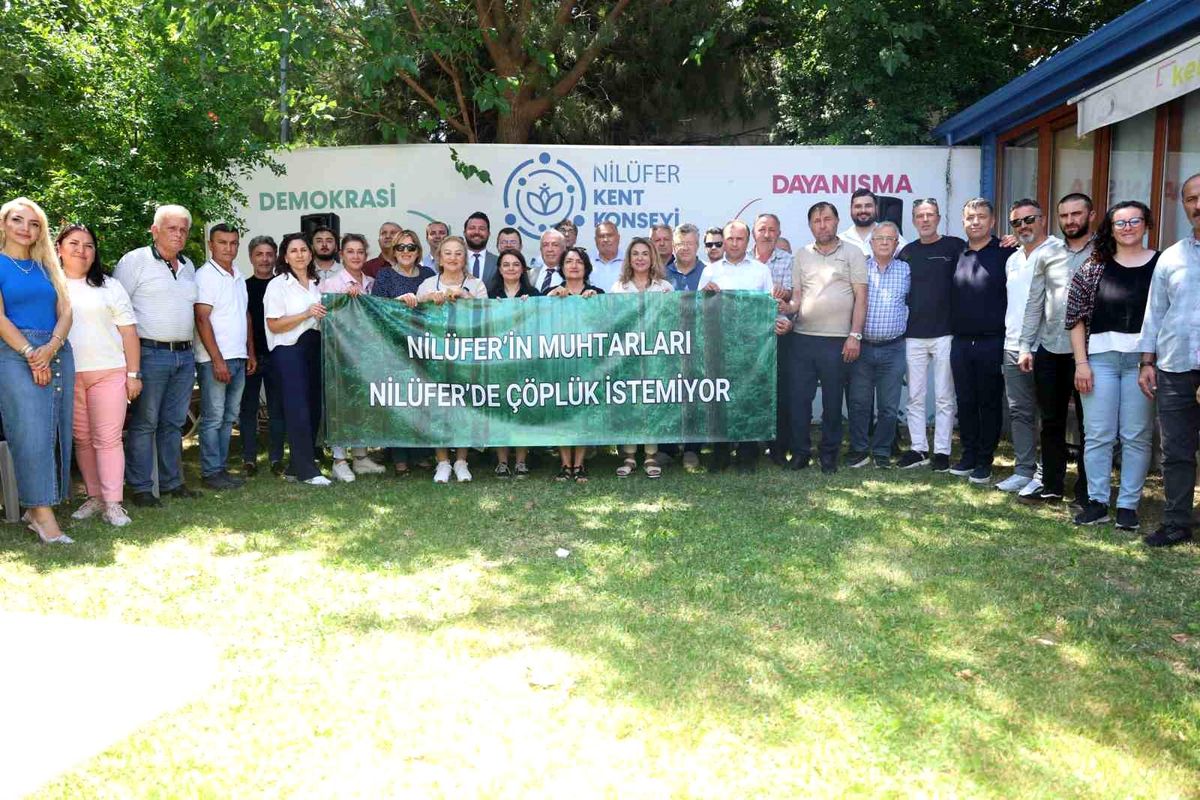 Nilüfer\'de katı atık tesisine karşı tek ses: "Çöplük istemiyoruz"