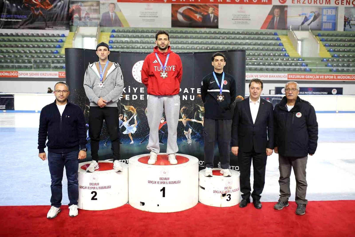 Erzurum\'da Short Track Türkiye Şampiyonası Tamamlandı