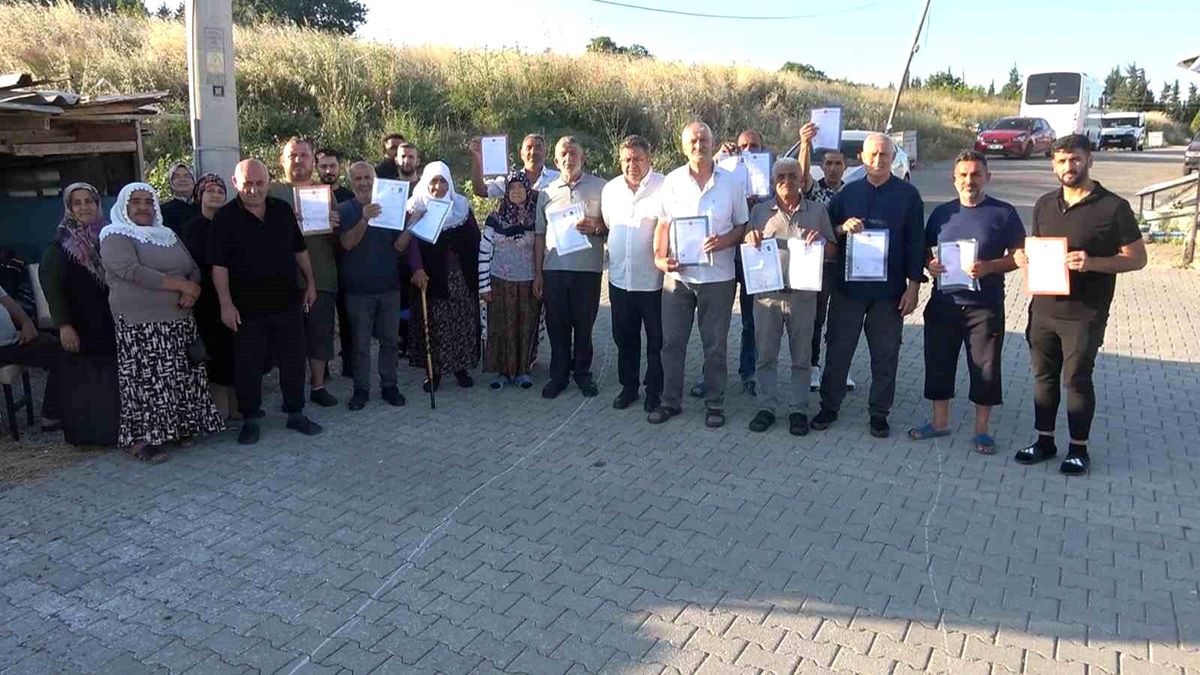 Tapulu evlerinde belediyeyi ortak görünce şok oldular