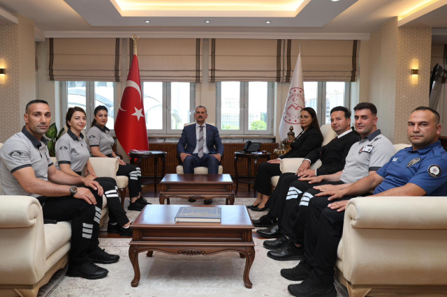 Vali Bozkurt özel güvenlik heyetini kabul etti