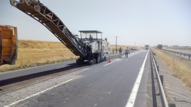 Viranşehir-Kızıltepe-Nusaybin yolunda çalışmalar başladı