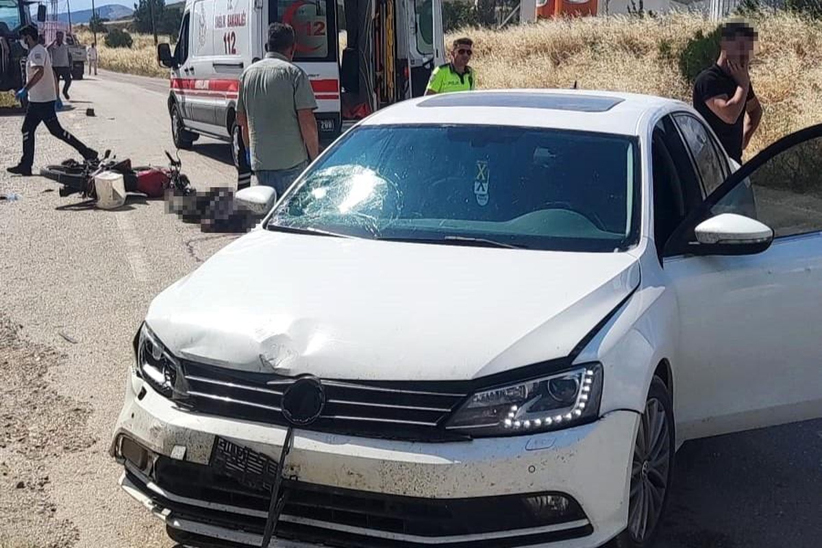 Amasya\'da motosikletli kaza: 1 ölü