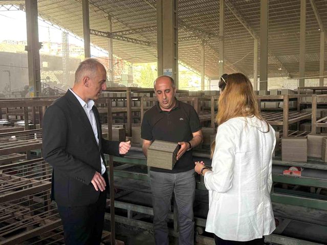 Bayburt’ta Tuğla Fabrikasına Çevre Denetimi