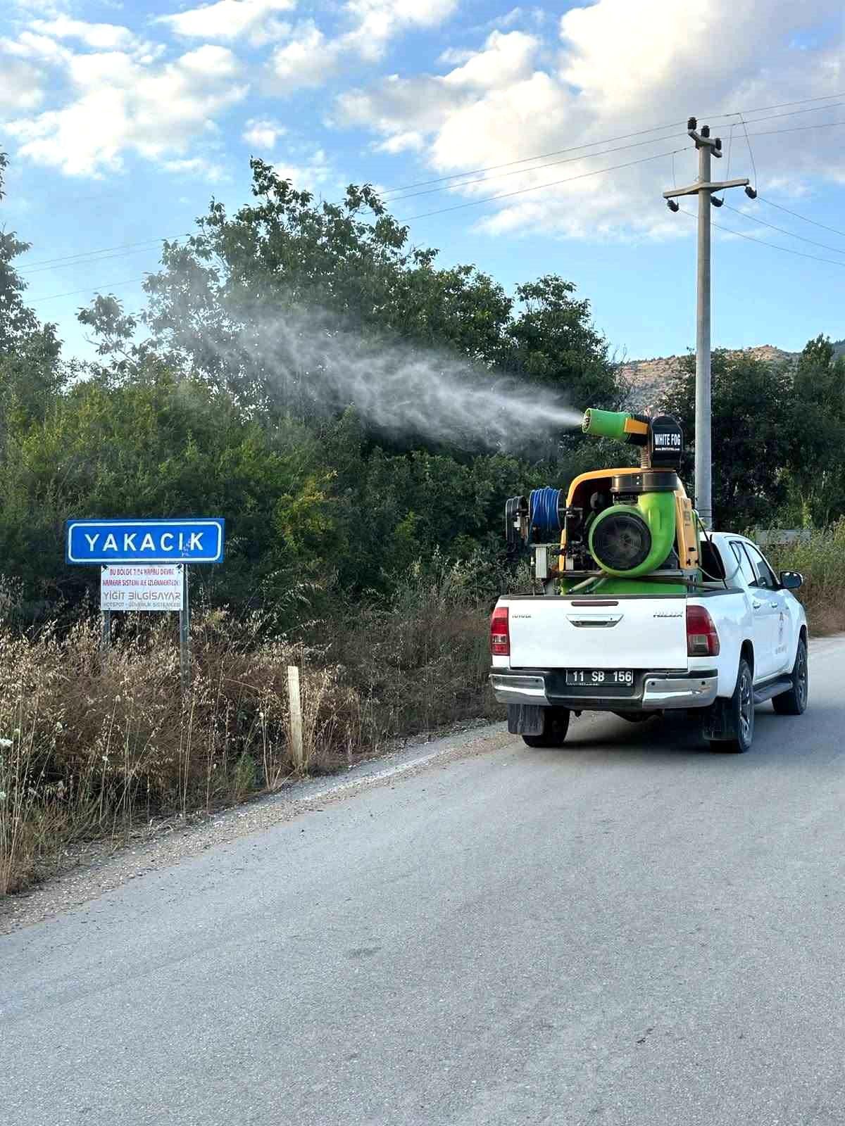 Bilecik\'te haşerelere karşı ilaçlama çalışması yapıldı