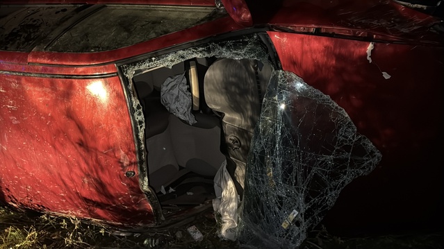 Bolu’da Takla Atan Otomobilde 2 Yaralı