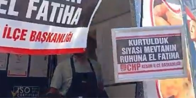 CHP'den Ak Parti'ye Geçen Keşan Belediye Başkanı Özcan'a Tepki Lokması