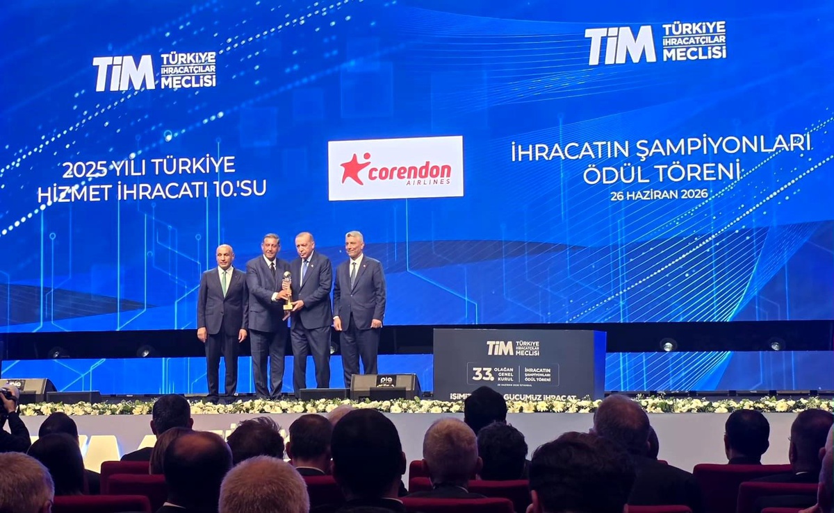 Corendon Airlines\'tan ihracat ödülünde çifte başarı