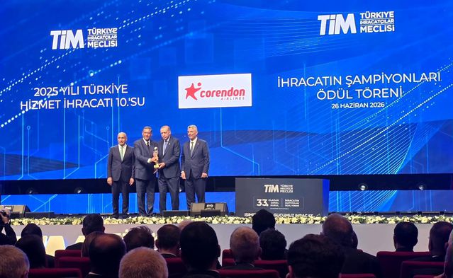 Corendon Airlines’tan ihracat ödülünde çifte başarı