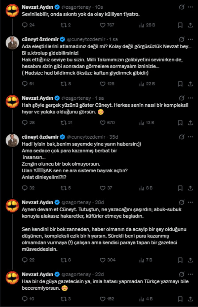 Cüneyt Özdemir ve Nevzat Aydın birbirine girdi! Küfürler havada uçuştu