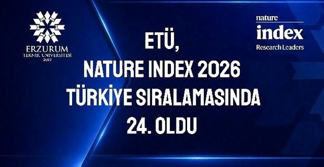 ETÜ, Nature Index’te 24. Sırada