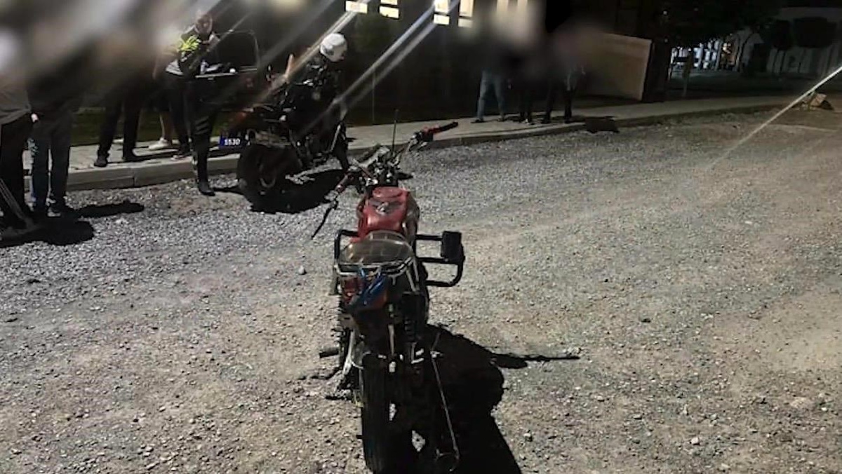 Kayseri\'de Motosiklet Kovalamacası