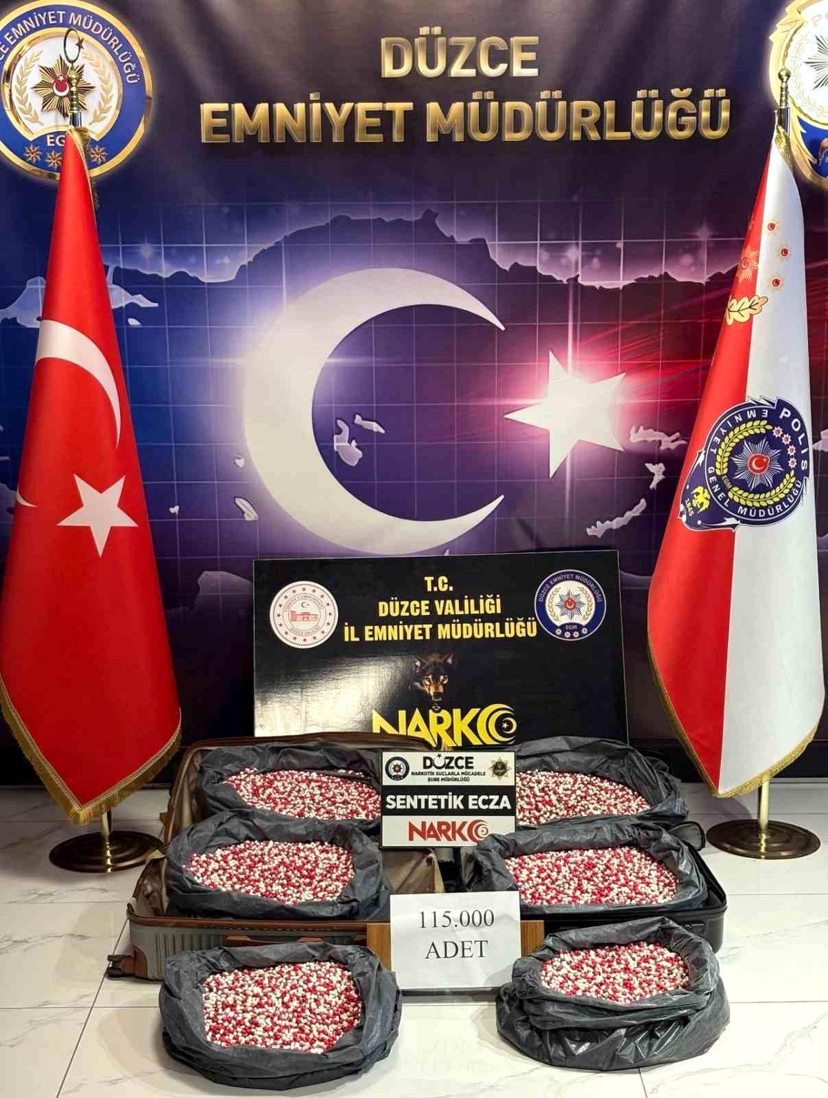 Düzce\'de 12 Milyonluk Uyuşturucu Operasyonu